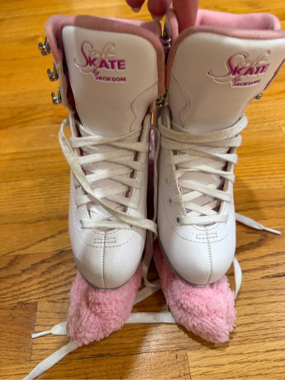 JACKSON White and Pink Women's Figure Skates